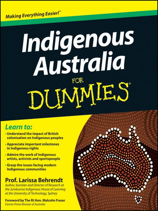 Title details for Indigenous Australia for Dummies by The Rt Hon. Larissa Behrendt - Available
